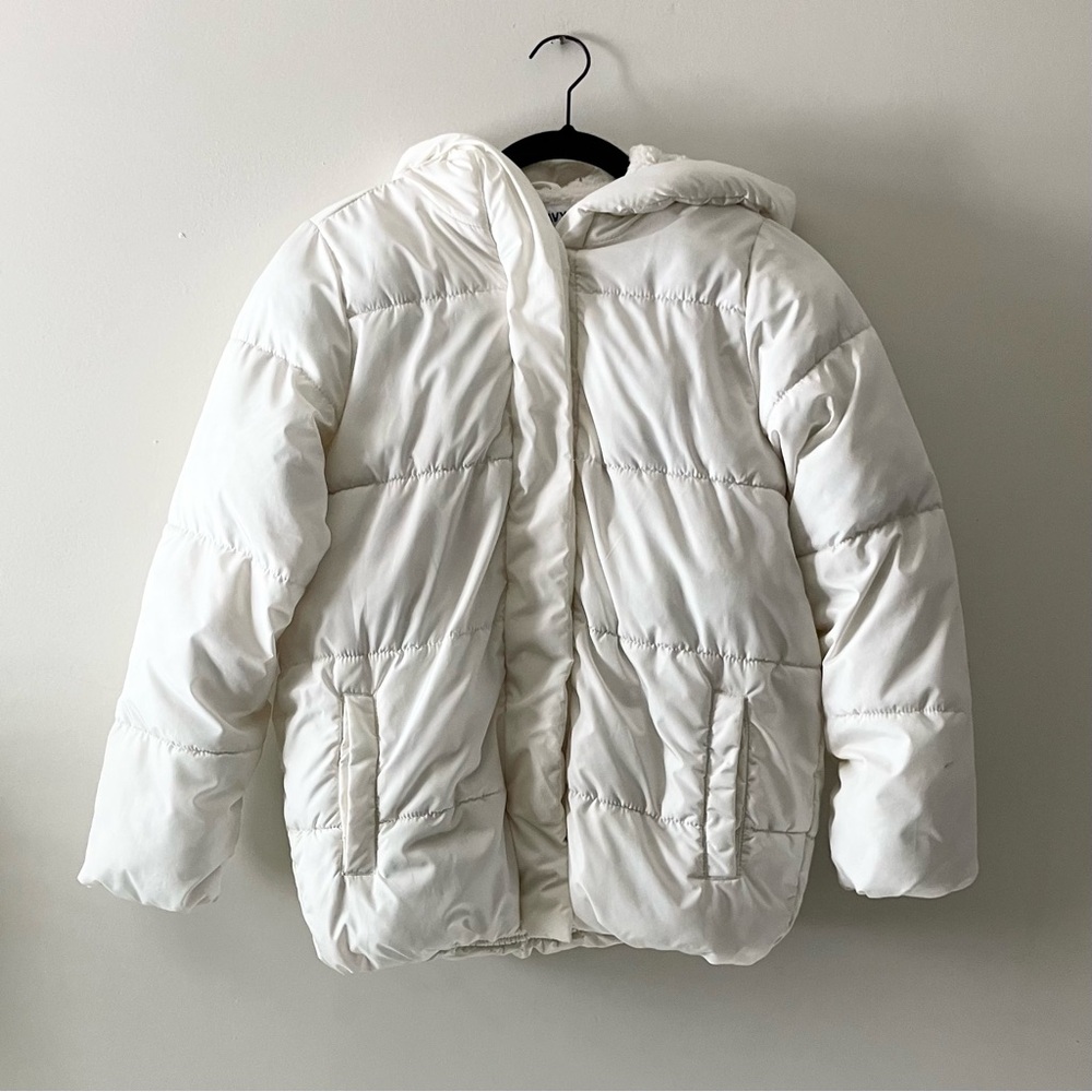 CLEARANCE 3/$15 Old Navy Puffer Coat Youth‎ XL (14-16) White
